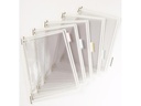 Tarifold Dokumentenhalter Sichttaschen T-Display Weiss 10 Stück
