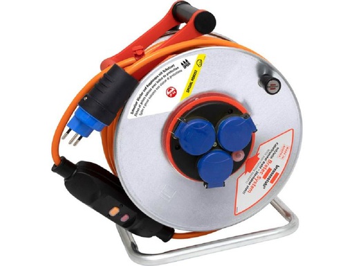 [90257745 1401517] Brennenstuhl Baustellen-Kabelrolle Garant SK 290 50 m FI + Bretec 3x T13