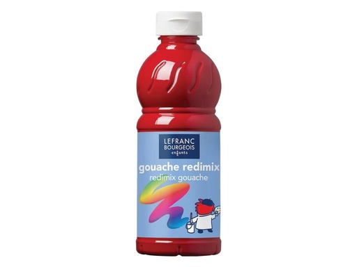 [90257789 1407813] LEFRANC Temperafarben Redimix 500 ml, Primary Red