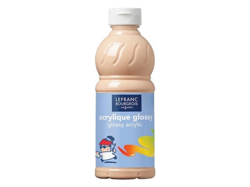 [90257829 1407799] LEFRANC Acrylfarbe Glossy 500 ml, Pfirsich