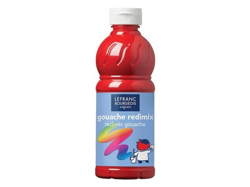 [90257854 1407806] LEFRANC Temperafarben Redimix 500 ml, Kaminrot