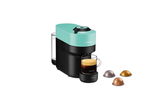 [90257855 1430417] Krups Kaffeemaschine Nespresso Vertuo Pop XN9204 Aqua Mint