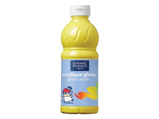 [90257873 1407788] LEFRANC Acrylfarbe Glossy 500 ml, Gelb