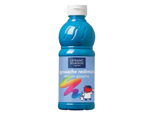 [90257886 1407807] LEFRANC Temperafarben Redimix 500 ml, Türkis