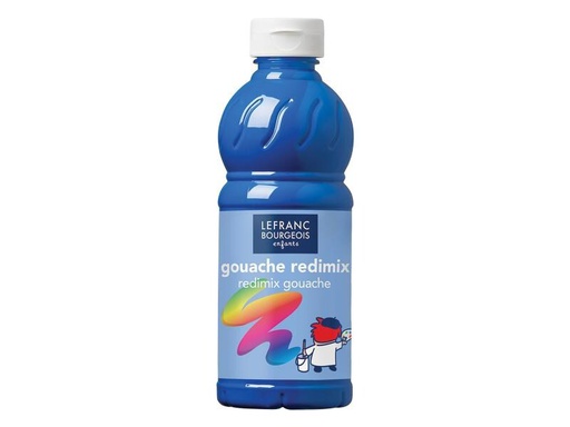 [90257898 1407779] LEFRANC Temperafarben Redimix 500 ml, Blau