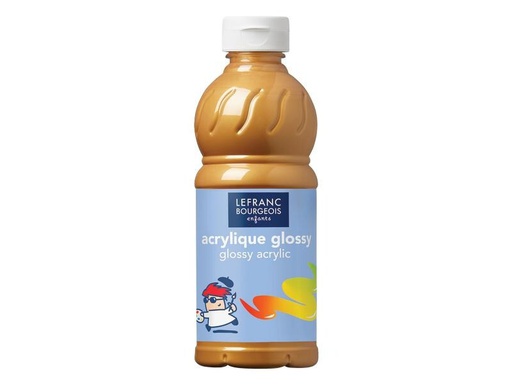 [90257906 1407818] LEFRANC Acrylfarbe Glossy 500 ml, Gold