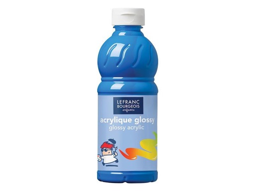 [90257910 1407809] LEFRANC Acrylfarbe Glossy 500 ml, Blau