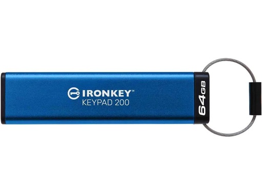 [90257950 1453215] Kingston USB-Stick IronKey Keypad 200 64 GB