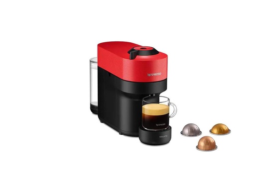 [90258020 1430418] Krups Kaffeemaschine Nespresso Vertuo Pop XN9205 Spicy Red