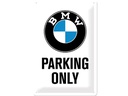 Nostalgic Art Schild BMW Parking Only 20 x 30 cm, Metall
