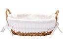 Kadastar Brotkorb Element oval, Braun/Weiss