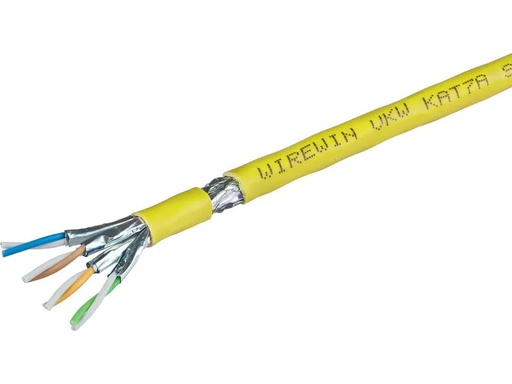 [90258372 1430060] Wirewin Verlegekabel VKW SFTP K7A LSOH3 Cat 7A, S/FTP, 500 m, Gelb