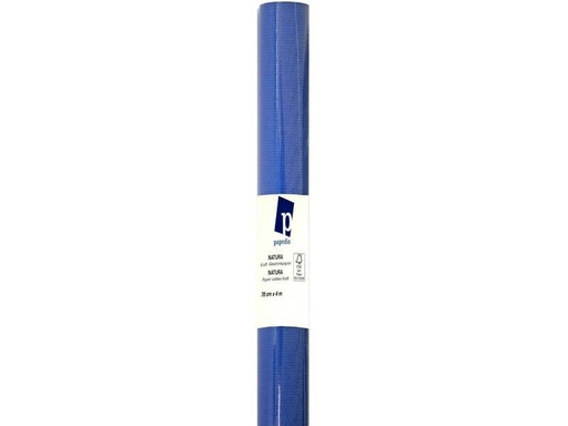 [90258401 1413483] Büromaterial Geschenkpapier Kraft Blau/Weiss, 70 cm x 4 m