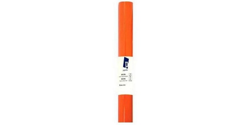 [90258422 1413440] Büromaterial Geschenkpapier Kraft Orange/Weiss, 70 cm x 4 m