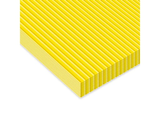 [90258445 1409017] URSUS Wellpapier 50 x 70 cm 10 Stück, Zitronengelb
