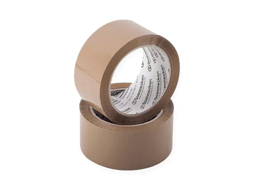 [90258461 1398682] Soennecken Verpackungsband 50 mm x 66 m, Braun, 6 Stück