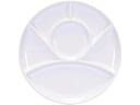 Kadastar Fondue-Teller Classic, 26 cm Weiss