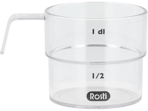 [90258654 1444104] Rosti Messbecher Mensura 1 dl, Transparent