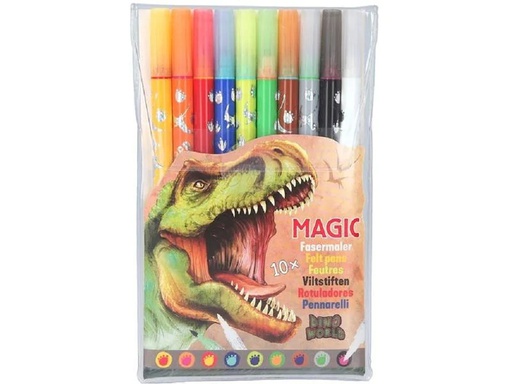 [90258671 1388840] Depesche Filzstift Dino World 10 Stück