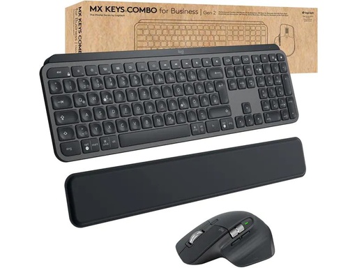 [90258763 1445556] Logitech Tastatur-Maus-Set MX Keys Combo for Business 2. Gen