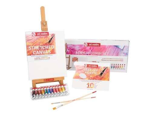 [90004479 997112] Talens Acrylfarbe Kombi 12er Set, Mehrfarbig