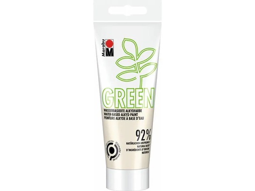 [90259004 1424832] Marabu Bastelfarbe Alkydfarbe Green Cremeweiss, 100 ml
