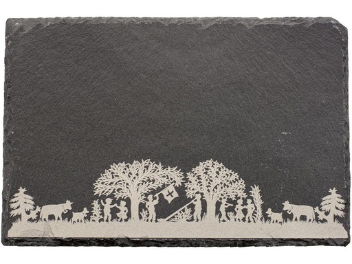 [90259051 1433211] Kadastar Servierplatte «Bergchilbi» Beige/Grau