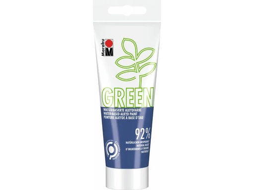 [90259118 1424824] Marabu Bastelfarbe Alkydfarbe Green Nachtblau, 100 ml