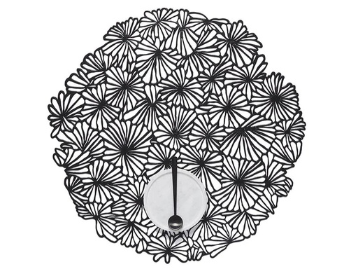 [90259257 1446903] Chilewich Tischset Daisy Ø 38 cm, Schwarz