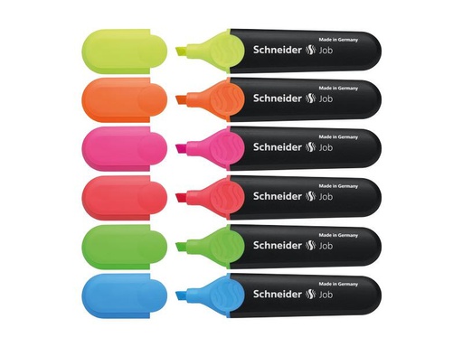 [90259260 1399782] Schneider Textmarker Job 6er Etui