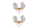 Paper + Design Taschentücher Colourful Deer 1 Päckchen à 10 Taschentücher