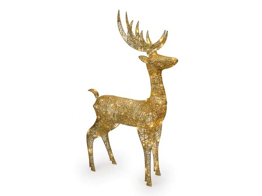 [90259625 1363577] STT LED-Figur Rentier Floki, 64 cm, Gold