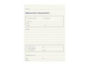 Simplex Notizzettel «Während Ihrer Abwesenheit», Weiss