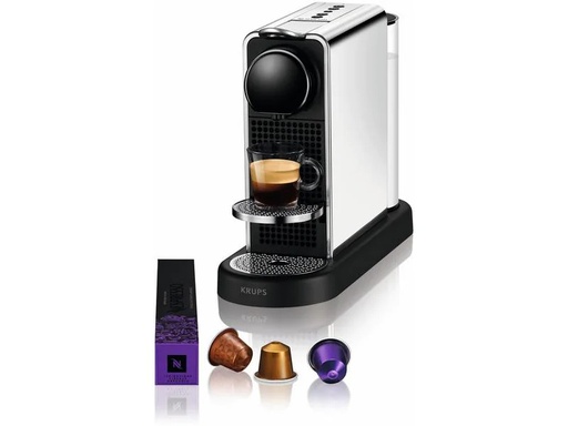 [90259946 1452592] Krups Kaffeemaschine Nespresso CitiZ Platinum Edelstahl/Schwarz