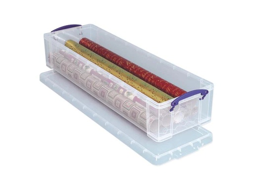 [90260040 1397444] Really Useful Box Aufbewahrungsbox 22 Liter, Transparent