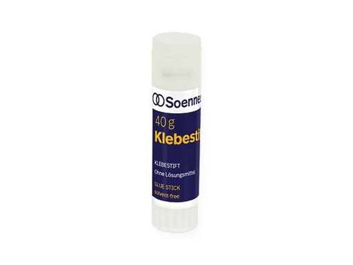 [90260125 1398660] Soennecken Klebestift 40g, 1 Stück, Transparent