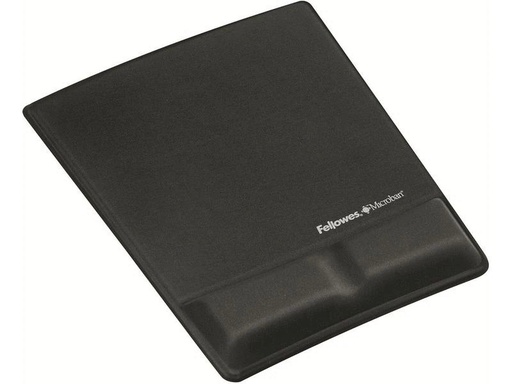 [90260285 1391920] Fellowes Ergonomische Mausmatte Health-V Schwarz Schwarz