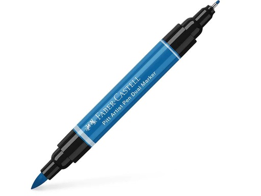 [90260481 1337905] Faber-Castell Tuschestift Pitt Artist Pen Dual Phthaloblau