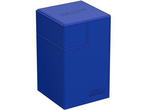 [90260630 1416597] Ultimate Guard Kartenbox Flip`n`Tray XenoSkin Monocolor 100+ Blau