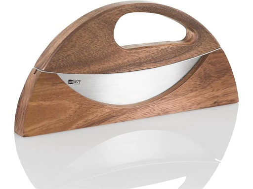[90260651 1451486] AdHoc Kräutermesser Wave 23.2 cm, Braun