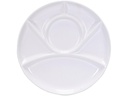 Kadastar Fondue-Teller Classic, 23 cm Weiss
