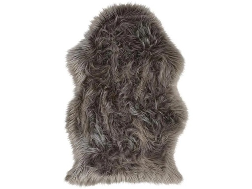 [90260982 1357414] Chic Antique Pelzimitat 90 x 60 cm, Mokka