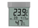 TFA Dostmann Fenster-Thermo-Hygrometer Vision mit grossem Display