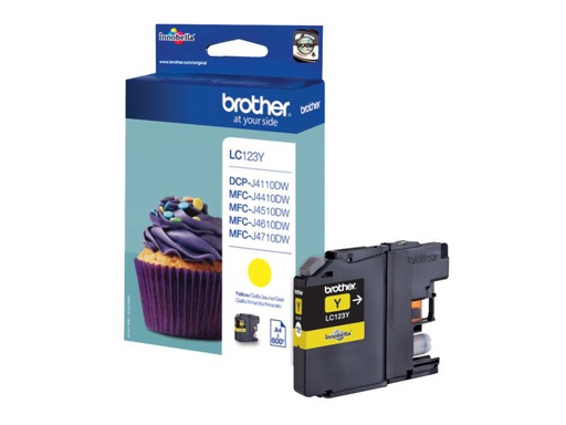 [90004508 227201] Brother Tinte LC-123Y Yellow