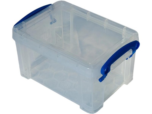 [90261524 1458948] Really Useful Box Aufbewahrungsbox 1.6 Liter, Transparent