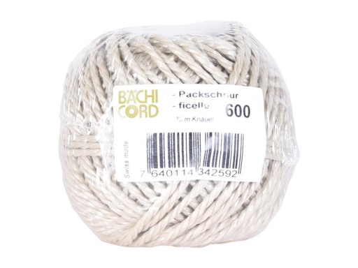 [90261531 1400652] Baechi Cord Schnur Flurocord 30 m, Weiss