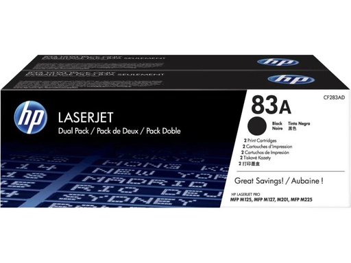 [90045318 494770] HP Toner Nr. 83A (CF283AD) Black