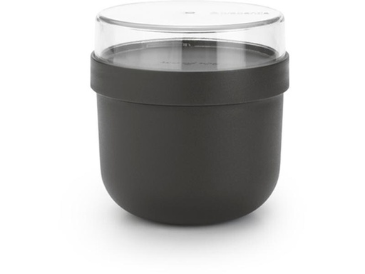 [90261641 1459957] Brabantia Yoghurtbehälter Make &amp; Take 500 ml, Dunkelgrau