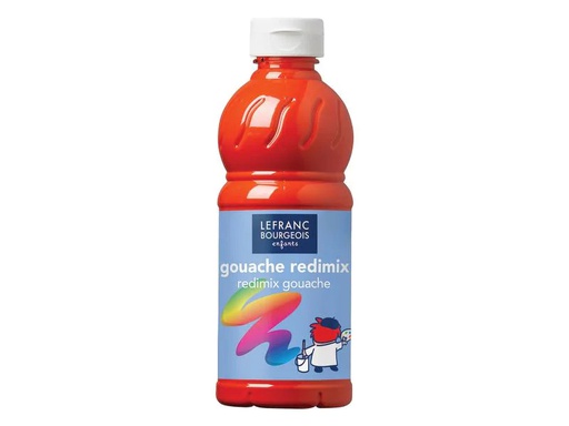 [90261649 1407776] LEFRANC Temperafarben Redimix 500 ml, Zinnober