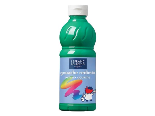 [90261774 1407782] LEFRANC Temperafarben Redimix 500 ml, Leuchtendgrün